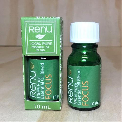 Focus Pure Essential Oil Blend 10 ml - RENU Aromatherapy