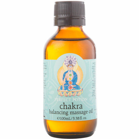 Chakra Balancing Essential Massage Oil Blend 100ml - Perfect Potion - Cruelty FREE