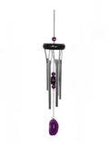 Agate and Bead Wind Chime - 5 Metal Tubes - Feng Shui - Home Décor - 46cm - Gift Idea