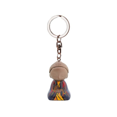 Little Buddha Figurine Keychain - Key Ring - Quiet the Mind - LIMITED EDITION - GIFT IDEA