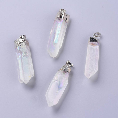 Aqua Angel Aura Quartz Crystal – Breathe Inspiring Gifts
