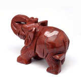 Red Jasper Elephant Carving Medium 60mm - Energy, Protection and Healing - Crystal Healing - Gift Idea
