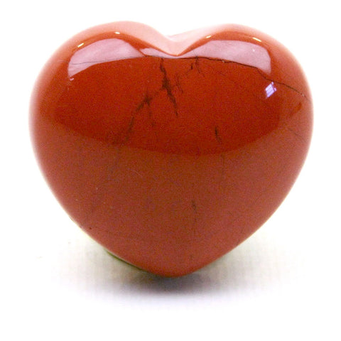 Red Jasper Crystal Heart 30mm - Energy, Protection and Healing - Crystal Healing - Gift Idea