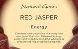 Red Jasper Tumbled Stone - Energy, Protection and Healing