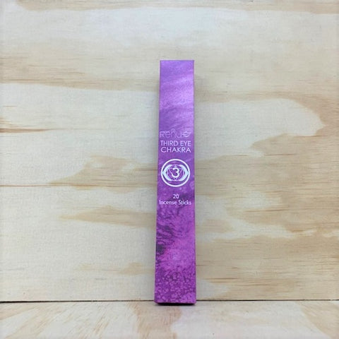 Chakra Incense - Third Eye (Brow) Chakra 20 sticks - RENU Aromatherapy