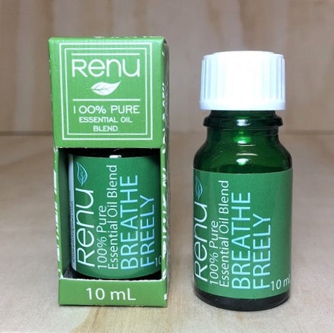 Breathe Freely Pure Essential Oil Blend 10 ml - BEST Seller - RENU Aromatherapy