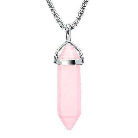 Copper Natural Gemstone Point Necklace - Healing Crystal Point Pendant  Necklace at Rs 550/piece in Jaipur
