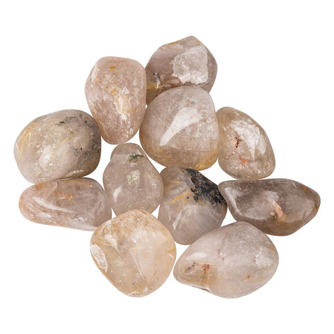 Rutilated Quartz (SMALL) Tumbled Stone - Healing, Enhancing and Amplification - Crystal Healing