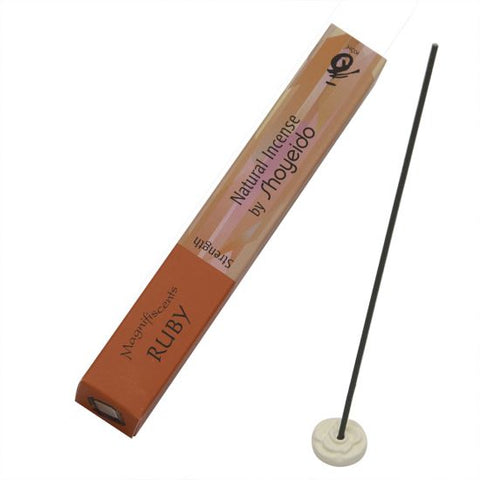 Magnifiscents Incense - The Jewel Series - Shoyeido RUBY - STRENGTH