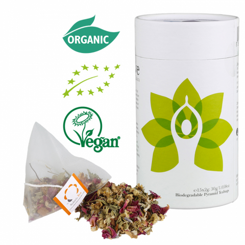 Heart Chakra Tea - I love -  Be Better Pyramid Herbal Teabags