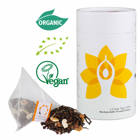 Solar Plexis Chakra Tea - I do -  Be Better Pyramid Herbal Teabags