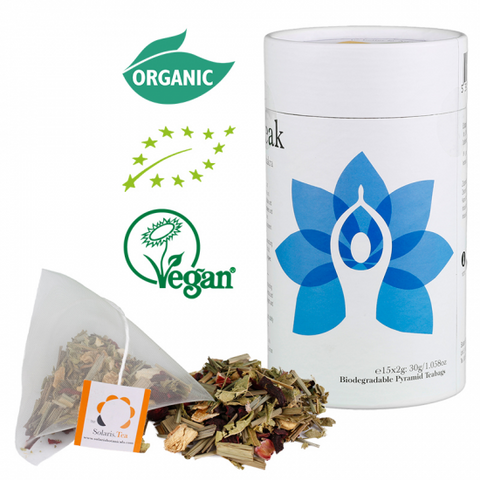 Throat Chakra Tea - I speak -  Be Better Pyramid Herbal Teabags