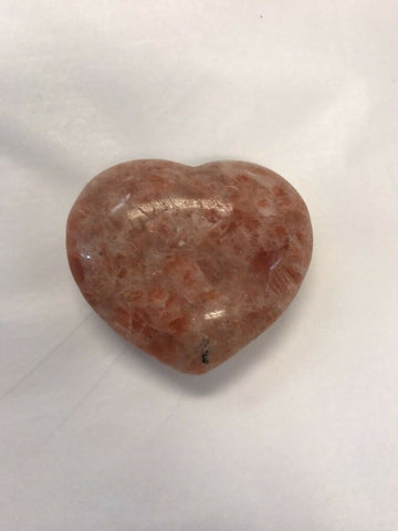 Sunstone Crystal Gemstone Heart 50mm - Healing, Love and Protection - Crystal Healing - Gift Idea