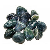 Green Moss Agate (India) Medium Tumbled Stone - Self Acceptance, Stability and Grounding - Crystal Healing