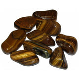 Tiger Eye Tumbled Stone - Balance, Willpower, Courage and Clear Thinking