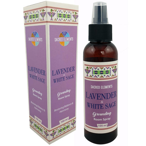 Californian White Sage and Lavender Cleansing, Grounding Room Spray 100ml - Sacred Elements