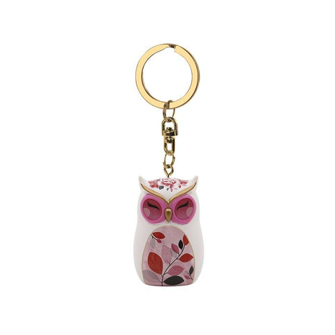 WISDOM - Owl Figurine Keychain 45mm - Wise Wings - Mother's Day Gift Idea