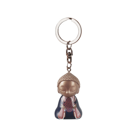 Little Buddha Figurine Keychain - Key Ring - Worth Doing - LIMITED EDITION - GIFT IDEA