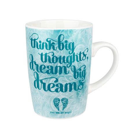 You are and Angel - Think Big Thoughts - Bone China Mug - Gift Idea