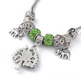 Green Aventurine European Inspired Charm Bracelets - The Holistic Shop