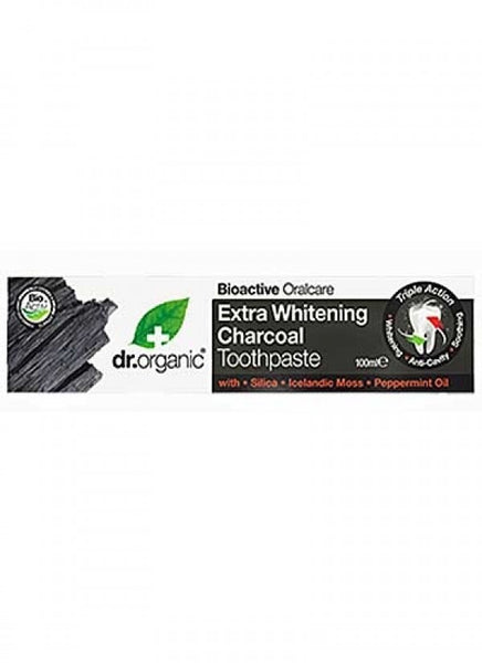 Dr Organic Charcoal Toothpaste 100ml - afterPay and Zip – The Holistic Shop