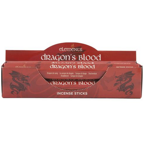 Dragons Blood Incense - Elements - 20 Sticks - Superior Quality