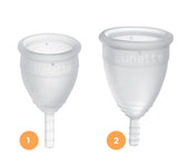 Lunette Menstrual Cup Violet - Model 2 - normal to heavy flow - reusable menstrual cup