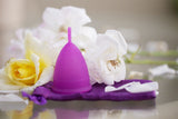 Lunette Menstrual Cup Violet - Model 1 - light to normal flow -reusable menstrual cup