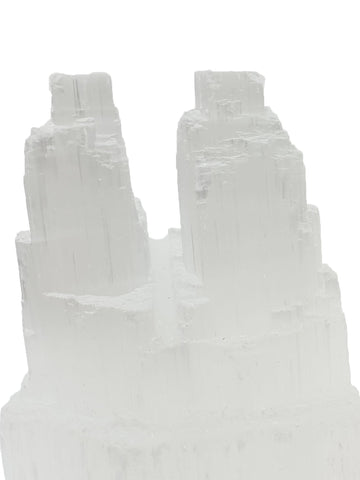 Selenite Twin Tower 10mm - Intuition, Healing, Power and Protection - Crystal Healing
